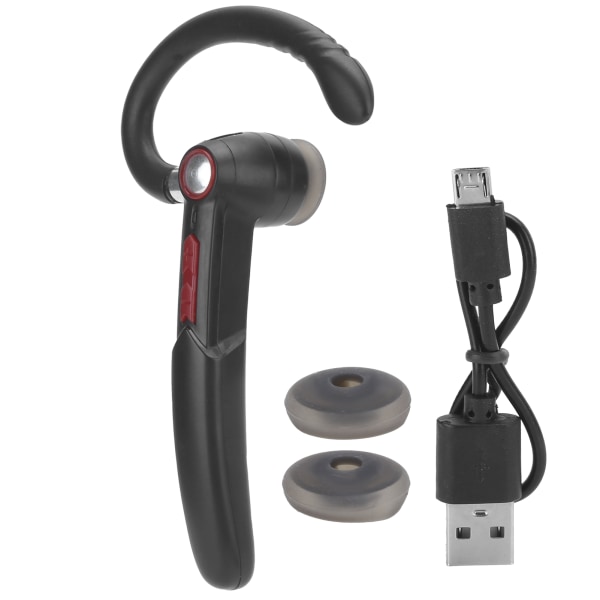 Portable Monaural Bluetooth Headset Earphone Headphone Equipment High Compatibilityred