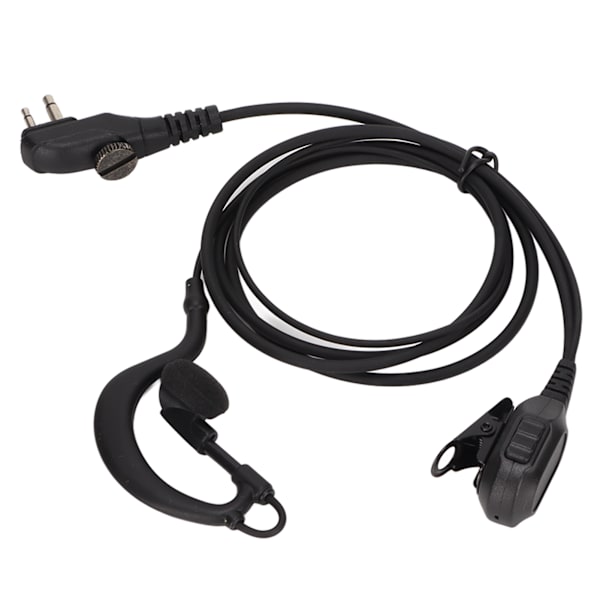 Walkie Talkie Øretelefon Udskiftning 2 Vejs Radio Headset med Klip til PD500 TD500 TD510 TD520 PD560 CTC518 TC TC446S