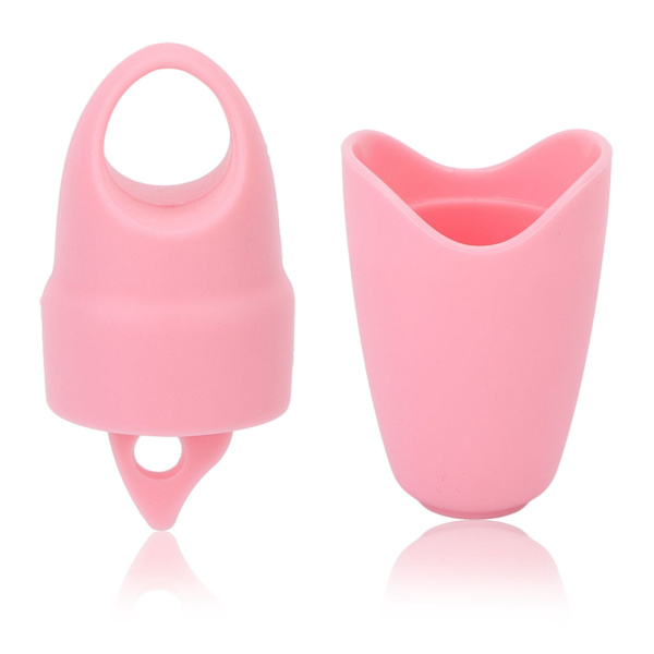 Isrulle med V-formad Design, DIY-tillverkning, Lugnande, Minskar Svullnad, Silikonmaterial, Ansiktsismältform för Skönhetsvård, Rosa