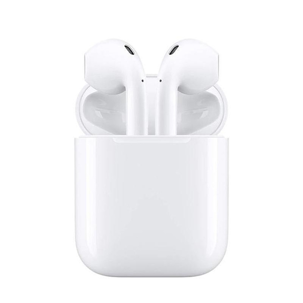 Earpods - Hörlurar med Touch & Trådlös Laddning - Bluetooth Vit