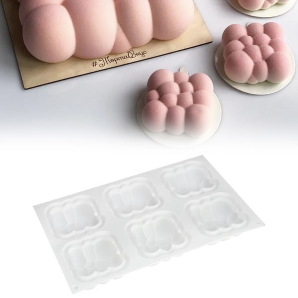 Kageform i Silikon til Køkkenet - Mousse Kage DIY Bageform Bageri Bageværktøj