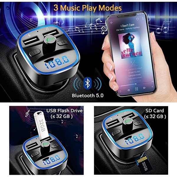 Bluetooth FM-sender til bil