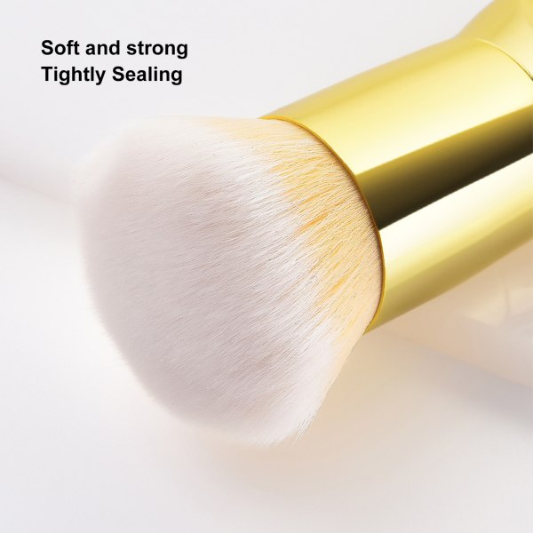 Gold Color Makeup Brush Shading Powder Cosmetic Foundation Brush för Home Party Performance