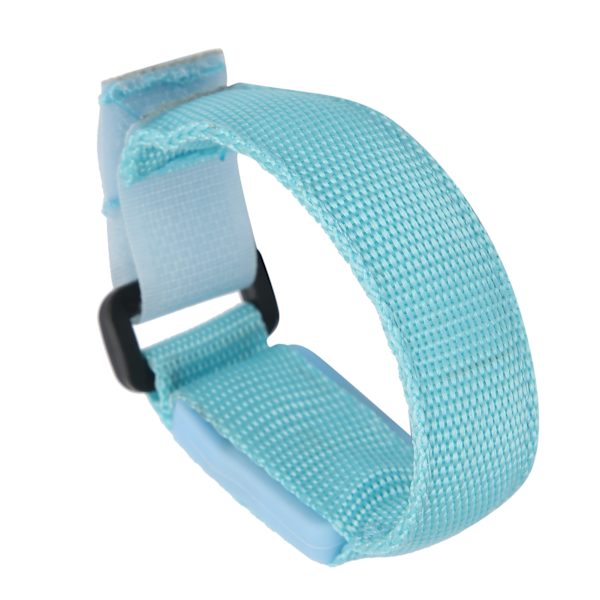 2cm Armband med LED-ljus för nattlöpning utomhus, justerbar handledsband för cykling, blå