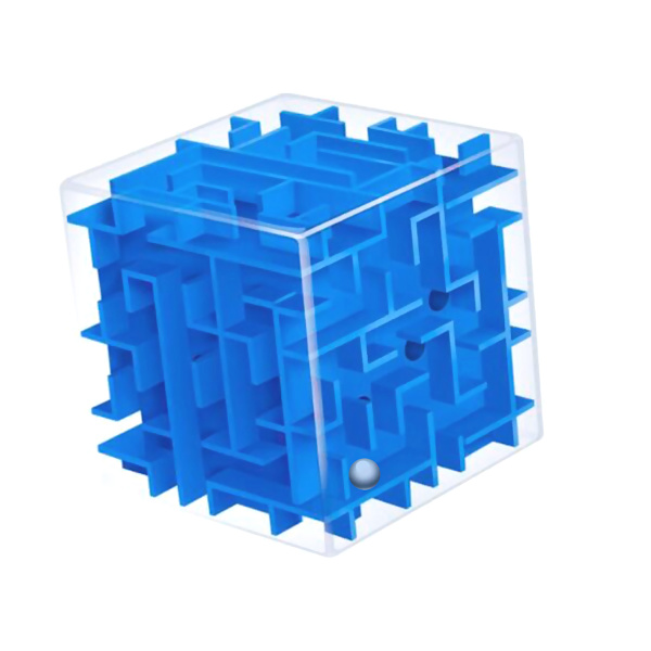 3D Maze Cube Labyrinth Rullende Perle Legetøj Børne Puslespil
