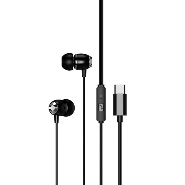USB-C Type-C-kontakt In-Ear Hörlurar med Mikrofon EP25