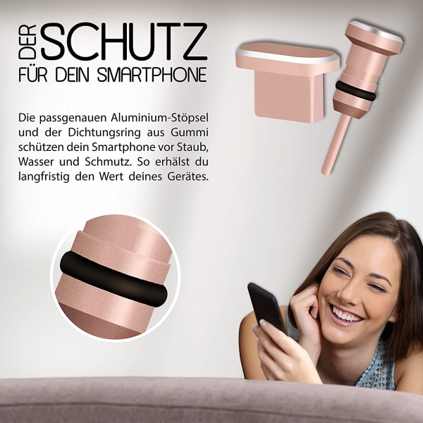 USB-C Dammskydd, skydd för alla USB-C-portar
