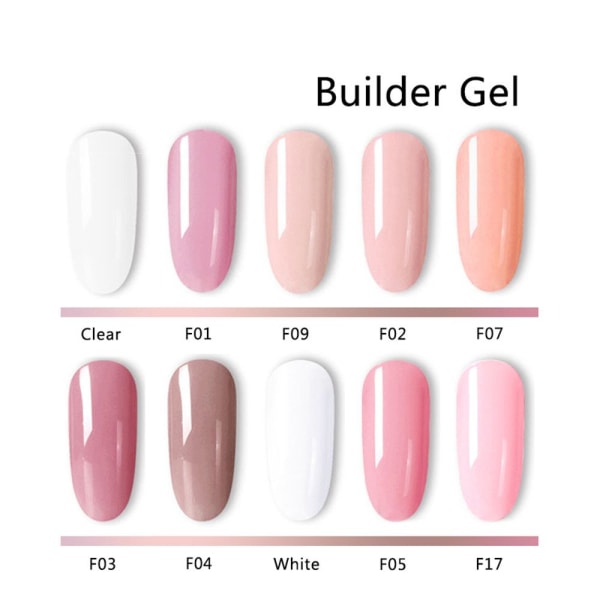 15 ml Nail Extension Builder Gel Nail Art Extend Lim F02