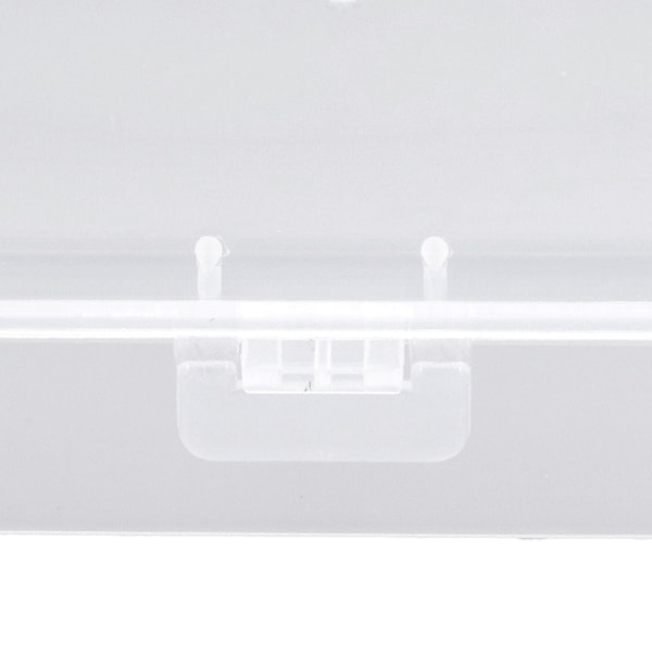 5 stk Lille plastikbeholder multifunktionel organisering Klar gennemsigtig opbevaringsboks Vandtæt til håndværk Smykkepust