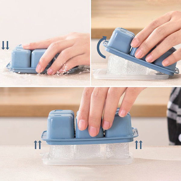 3 st Köksredskap för DIY-glas i kvadratform, PE+PP, 3 st