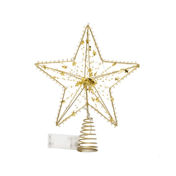 2023 juletræs topstjerne femtakket stjerne trætop XINGX LED lys dekoration femstjernet 16