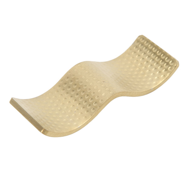 Pindeholder i Rustfrit Stål Dobbelt Brug Non-Stick Elegant Pindeholder Stativ til Ske Gaffel Guld