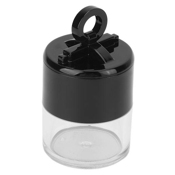 Tomt Löspuderburk Mini Bärbar Tomt Makeup Puderbehållare med Flockpuff (Svampform)