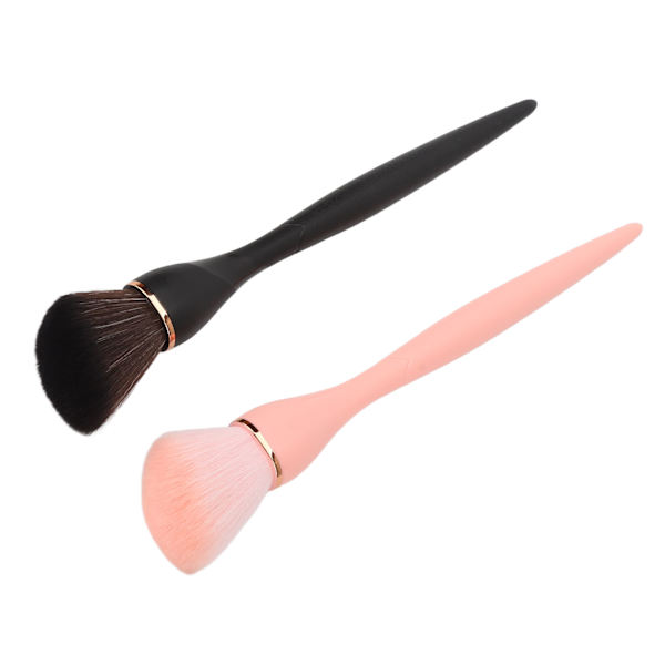 2 st Anglade Konturborstar Svart Rosa Syntetfiber Noggrann Färgning Mjuk Borst Makeupborste Set