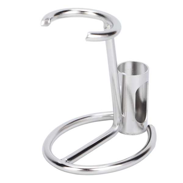 Razor Stativ Praktisk Sølv Metal Anti-Skrid Sikker Hurtig Tørrende Razor Holder Razor Hanger Barbering Værktøj