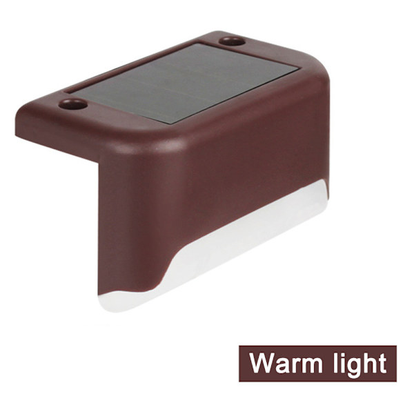 4-pack Solcellsbelysning för Däck Trappsteg LED-lampor Varmvit 4st