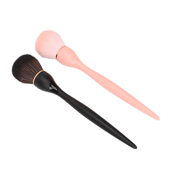 2 stk Makeup Brush Set Blush Professionel Bærbar Blød Syntetisk Fiber Løst Pulver Pensel Kosmetik Værktøj