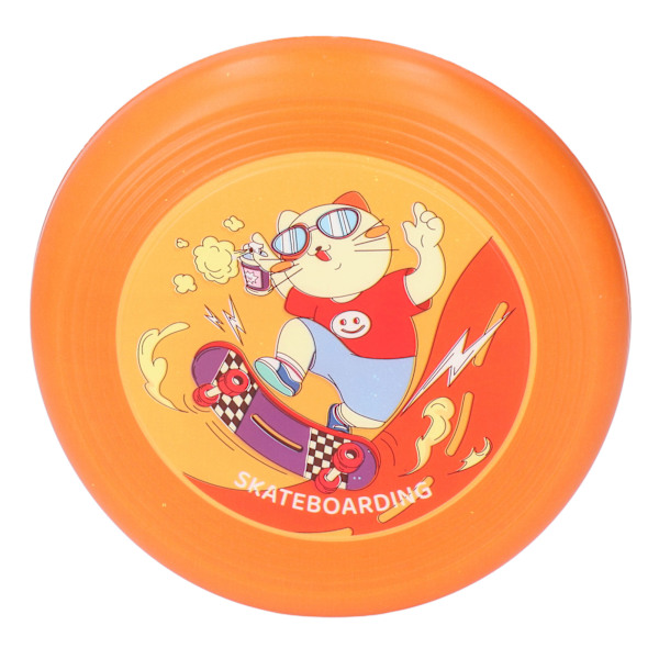 Flygande Frisbee för Barn, Vikbar, Förälder-Barn Interaktion, Fysisk Träning, Mjuk PU Sportfrisbee för Utomhuslek, Katt
