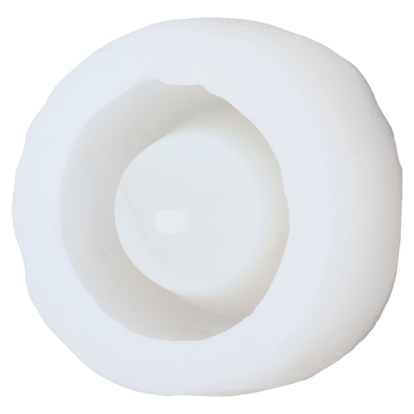 Blomkruka Form i Silikon Rund Multifunktionell DIY Sukkulenter Planter Form med Dräneringshål för Skålar Tillverkning 50-2285-D