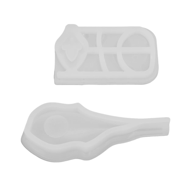 2 st Silikonform Unik Utsökt Pipa Form Design Elastisk Lätt Avformning Form Hantverkspresent