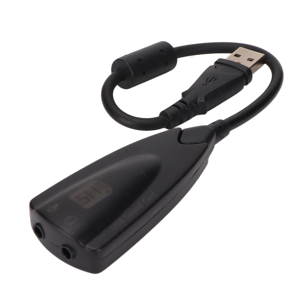 Virtuaalinen 7.1-äänikortti Plus Plug and Play USB-stereokortti Kuulokeadapteri Pöytätietokoneelle