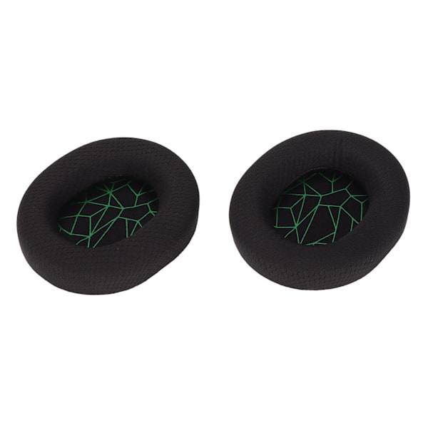 Ersättning för hörlursöronkuddar Uppgraderade öronkuddar med hög elasticitet för SteelSeries Arctis 3/5/7 Green Silk