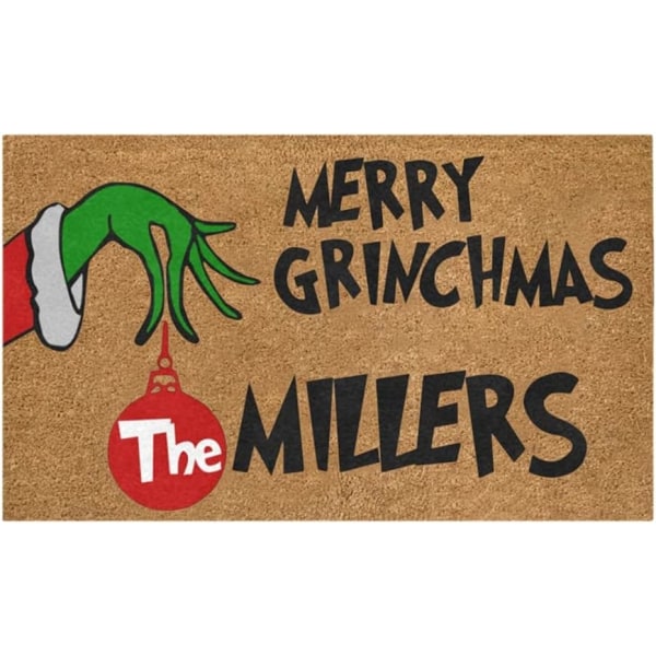 Christmas Doormat How The Grinch Stole Christmas Søt tegneseriemønster Inngangsdørmatter Tepper til hjemmet 1 40*60cm