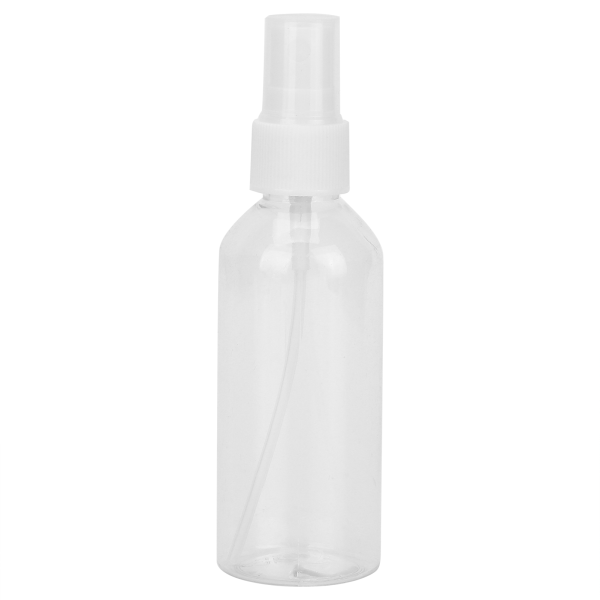 Mini tom rejsesprayflaske gennemsigtig genopfyldelig fin tåge kosmetisk sprayflaske 100 ml