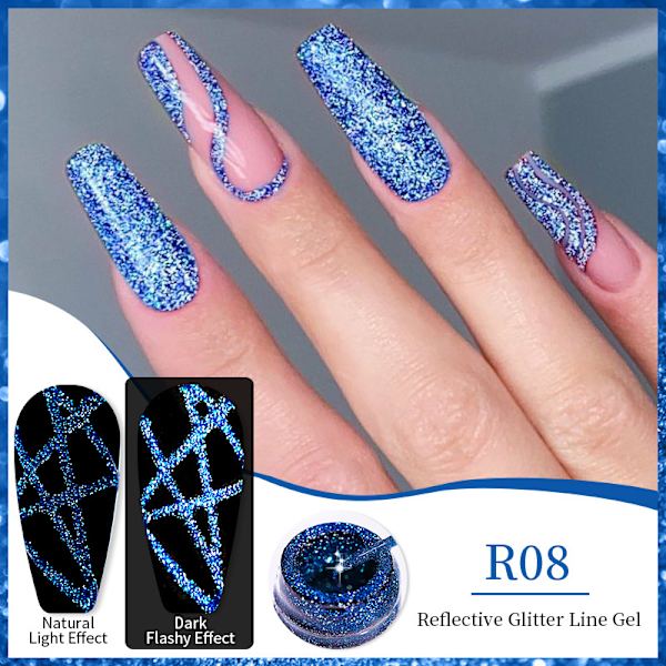 Spindellim för nagellack, fototerapi nagellim, dra av lim