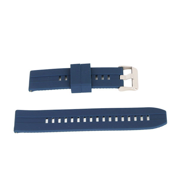 Armbandsband 22mm Universal Snabbkoppling Silikontillbehör för Realme Watch 2 Blå