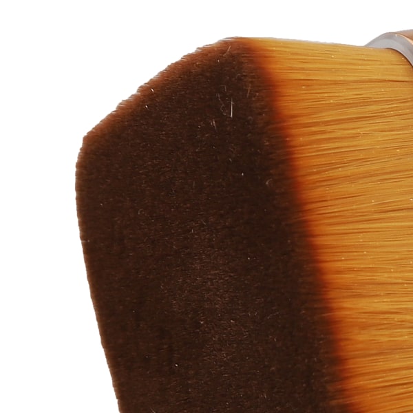 2 sett Nagelstøv rensebørste Mykt hår Utsøkt håndtak løs pulverbørste med oppbevaringsboks