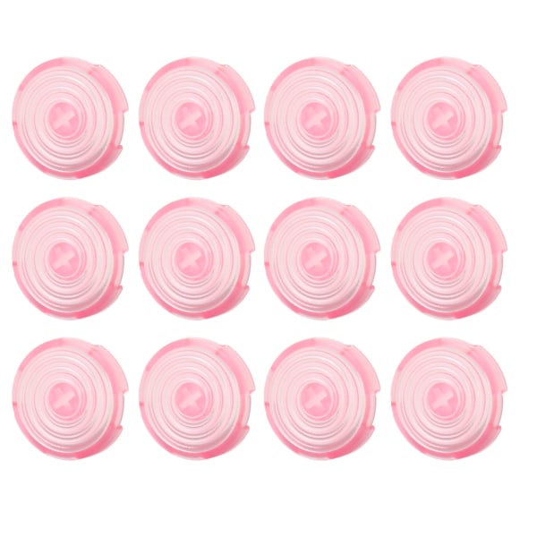 12 st Arcade-knappskydd Ersättningsmekaniska tryckknappsskydd för Kailh för Cherry för TTC för Akko för Glorious Switches Rosa