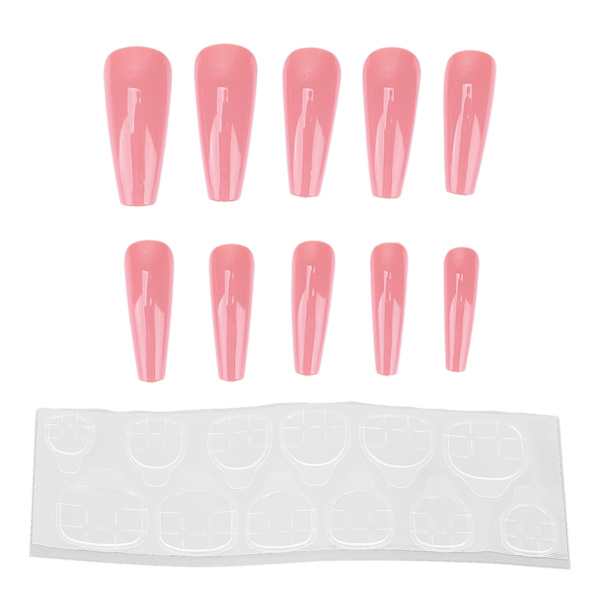 10 stk. Ren Farve Falske Negle Kvinder Piger Udsøgte Moderne Falske Negle Tip Manicure VærktøjN5354-08