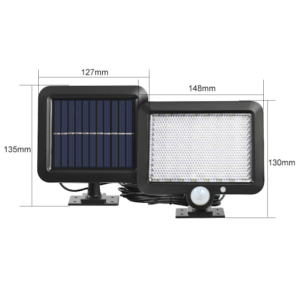 Utomhus Sunlight 56LED Trädgårdslampor med Rörelsesensor