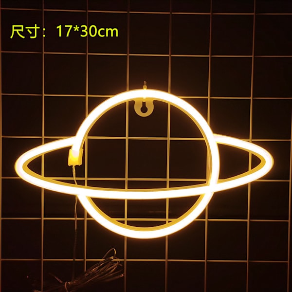 LED Planet Rocket Neonljus - Färgglad Ljusdesign 7