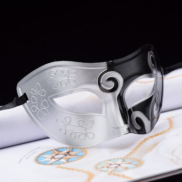 Barnemasker for voksne menn og kvinner, masker for sminkeball og fest E