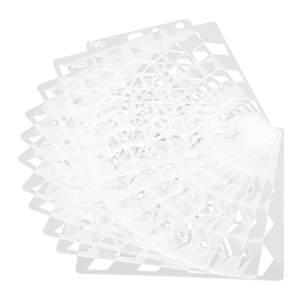 10 kpl Mandala-mallit Maalaus Piirustus Stencilit Uusiokäyttöiset DIY-Scrapbooking-Muotit Taidetarvikkeet