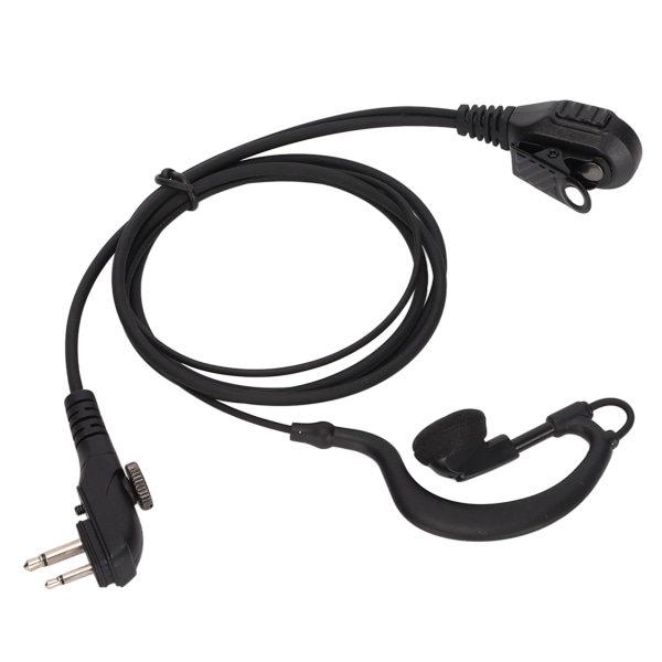 Walkie Talkie Øretelefon Udskiftning 2 Vejs Radio Headset med Klip til PD500 TD500 TD510 TD520 PD560 CTC518 TC TC446S