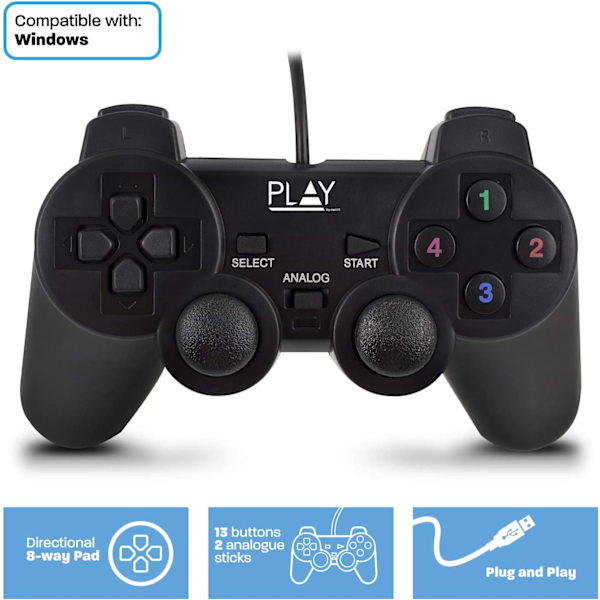 Spil Wired USB Games Behagelig Greb