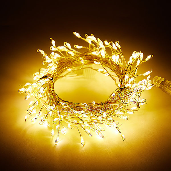 Jouluakkulahjapaketti Luova Riippuva Puu Koristevalot Led Värillinen Lamppu Kuparilanka Color USB-9M300led