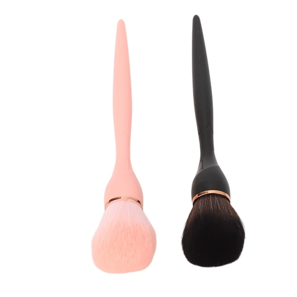 2pcs Makeup Brush Set Blush Professional Portable Soft Synthetic Fiber Loose Powder Brush Cosmetic Tool