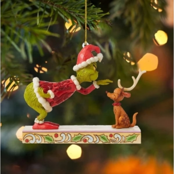Joulu Grinch -koristeet Joulukuusiin Ripustettava Hahmo-riipus Koriste A