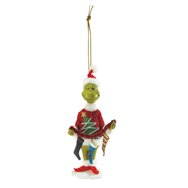 Grinch Grønn Pelsmonster Juletrærpynt Grinch Akryl Kunstverk Julepynt C2