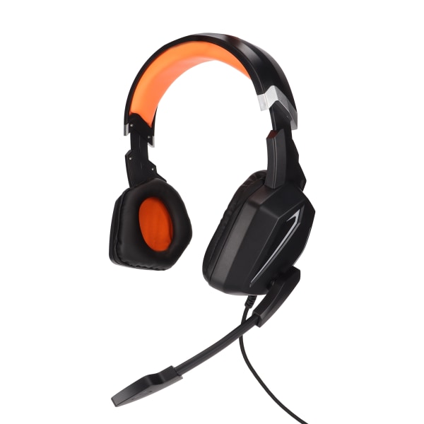 Gaming Headset Stereo Game Over Ear Hörlurar med Volymkontroll och Dynamisk RGB för PS4 för Switch för Xbox