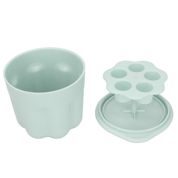 Makeup Brushes Cleansing Box Soft Silicone Nail Art Brushes Washing Tool with Drying Rack Green