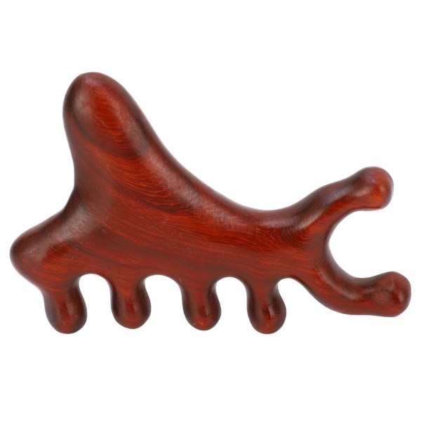 Wooden Massage Comb Wide Teeth Relieve Reduce Stress Meridian Scraping Comb Fish Shaped