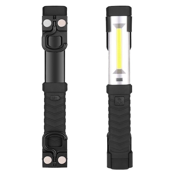 LED arbeidslys, oppladbart med magnet og krok