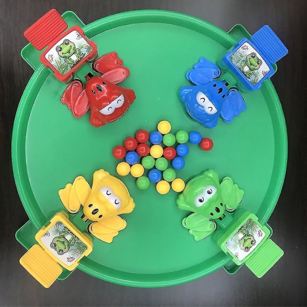 Groda Brädspel Leksak Barnleksaker Roliga set Present Hungry Frogs Game Toy green
