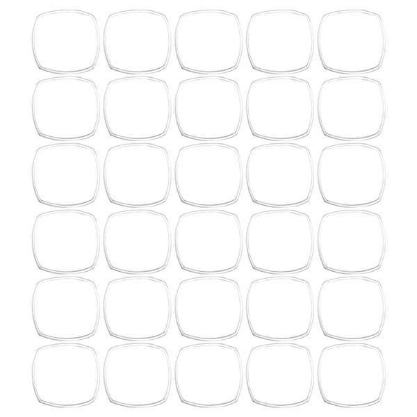 30 kpl Onttoja Kehyksiä Riipuksia Ruostumattomasta Teräksestä Korujen Muotteja DIY- käsitöihin Korvakorut Kaulakoru Pyöristetty Neliö Pieni Muotti