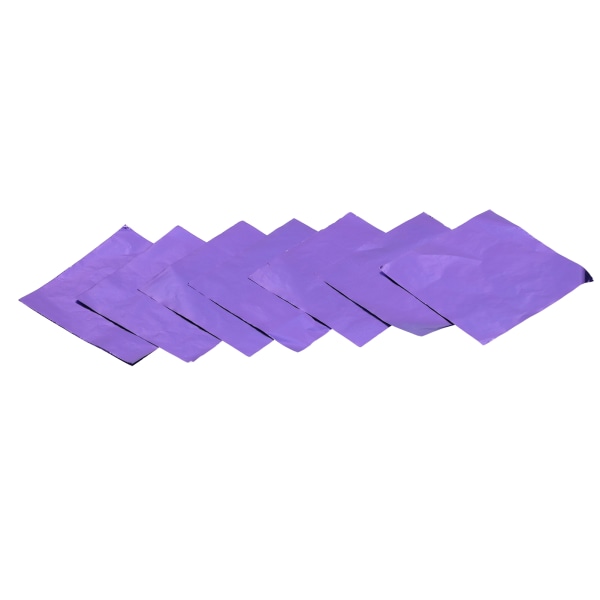 50 kpl tee-se-itse leivinpaperi pakkauspaperi, kiiltävä tinafoliopaperi kotikäyttöön suklaa makea leipomo, violetti